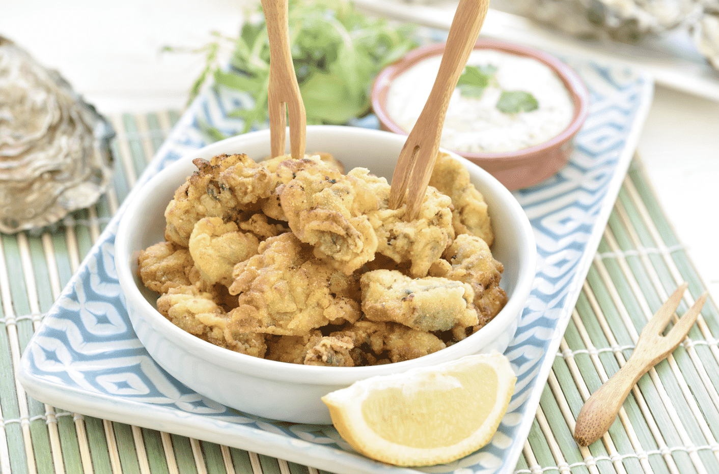 Fried Oysters with Remoulade